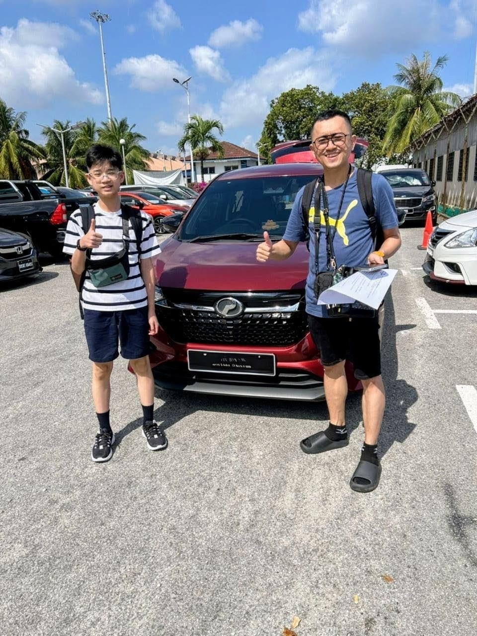 Al-Rizqi verified customer collecting their rental