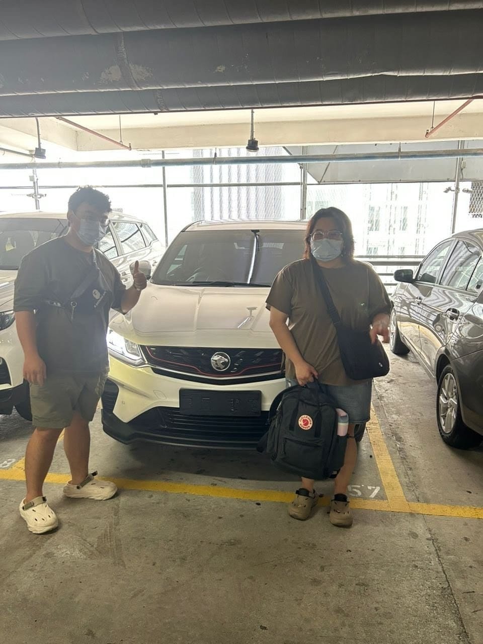 Al-Rizqi verified customer collecting their rental